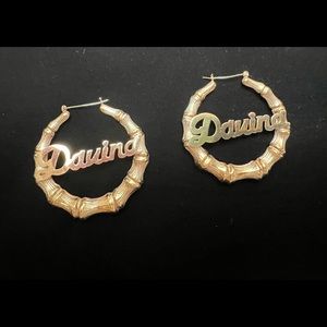 If your name is Davina these are perfect for you! 10k gold over silver. New